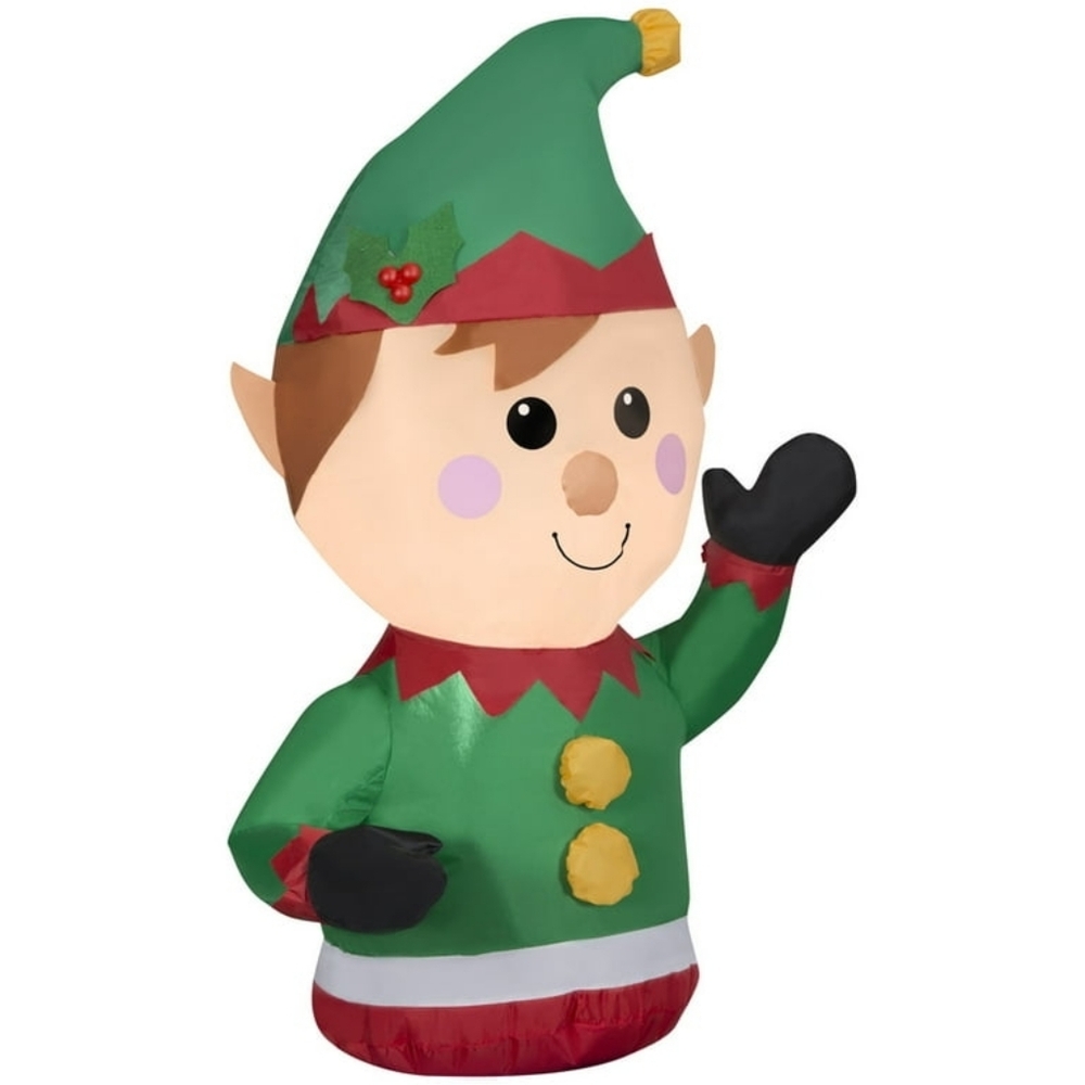 Light-Up Elf Car Inflatable - Picture 2 of 6